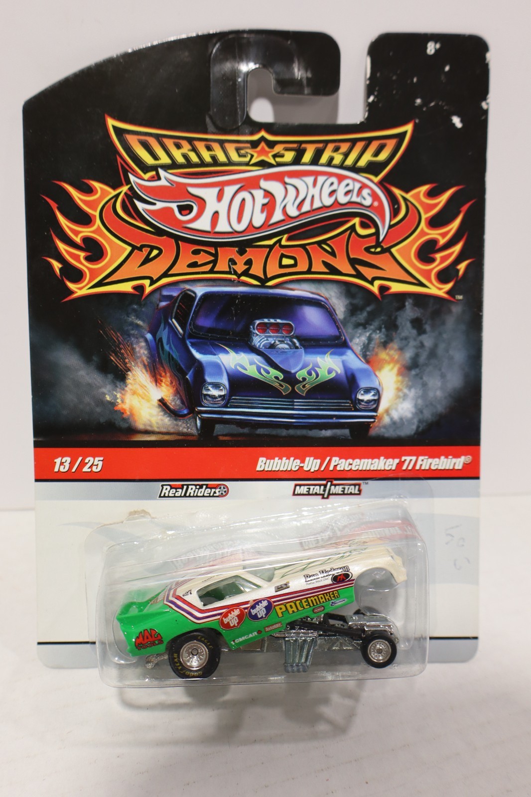 Hot Wheels Drag Strip Demons Bubble-Up/Pacemaker ’77 Firebird SHELF WEAR READ