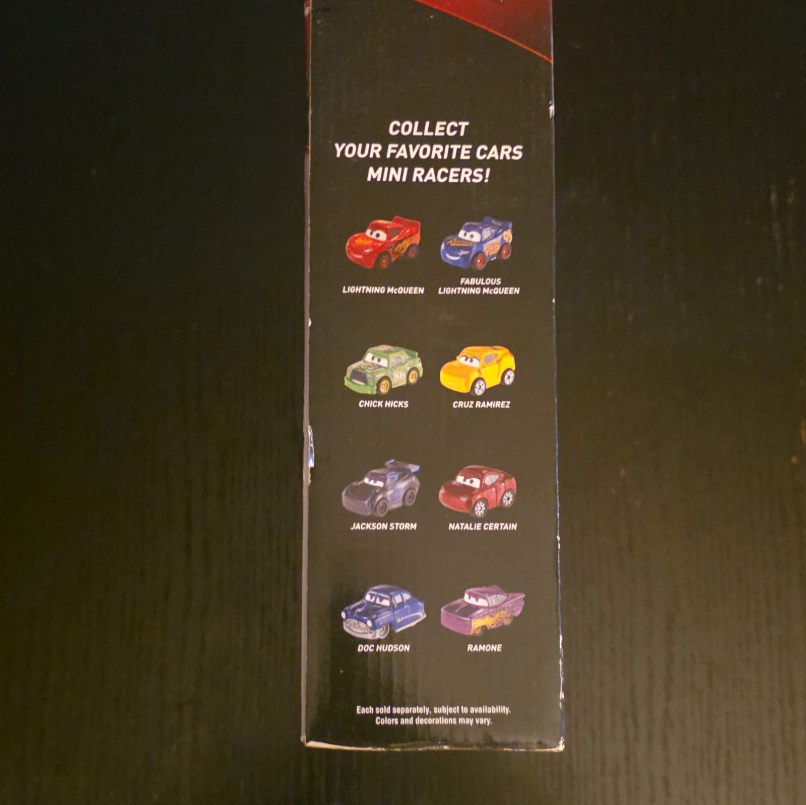 Mattel Disney Pixar Cars Mini Racers Rollin’ Raceway Playset Mini