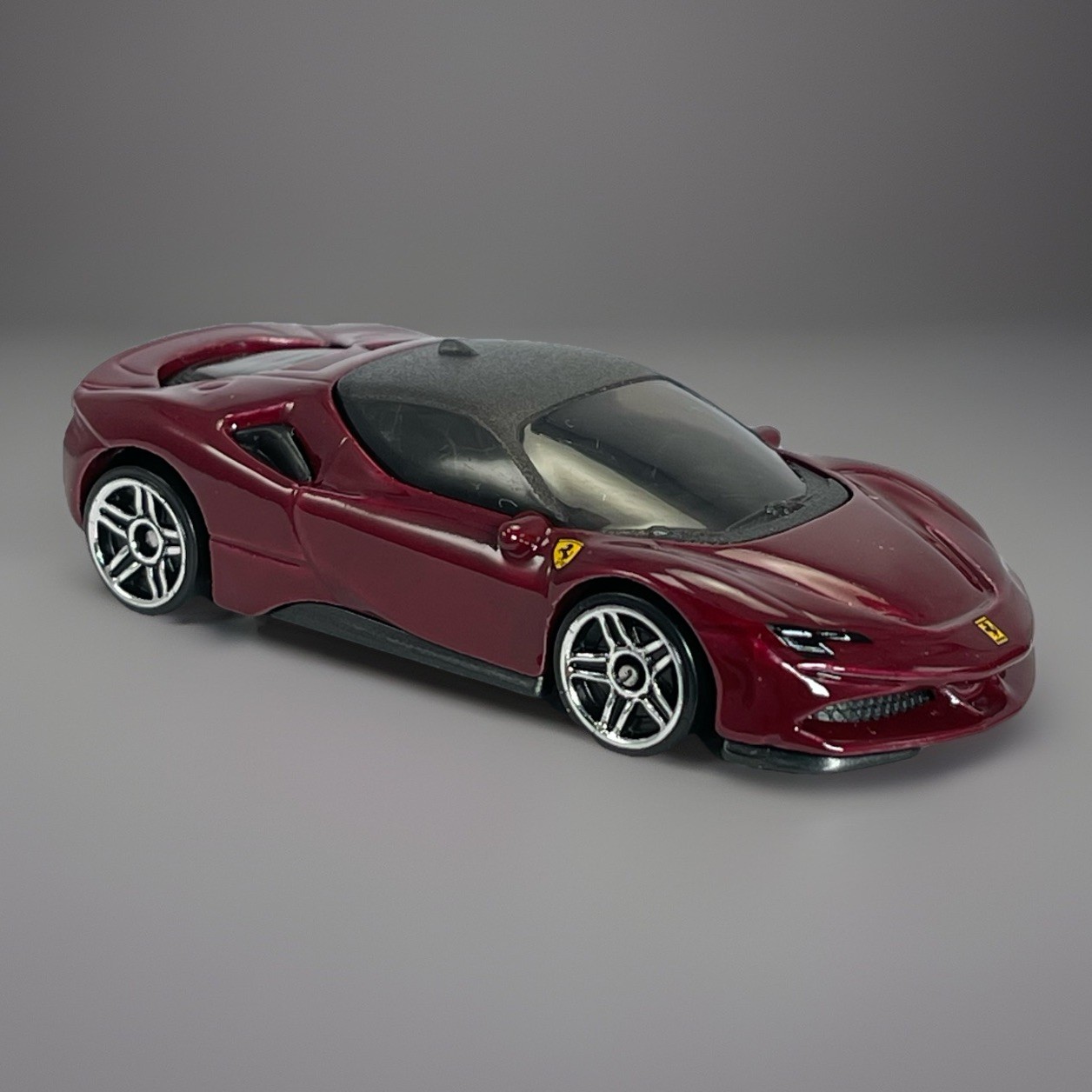 2025 Hot Wheels FERRARI SF90 STRADALE MOTOR SHOW Dk Red Diecast 1:64 Car