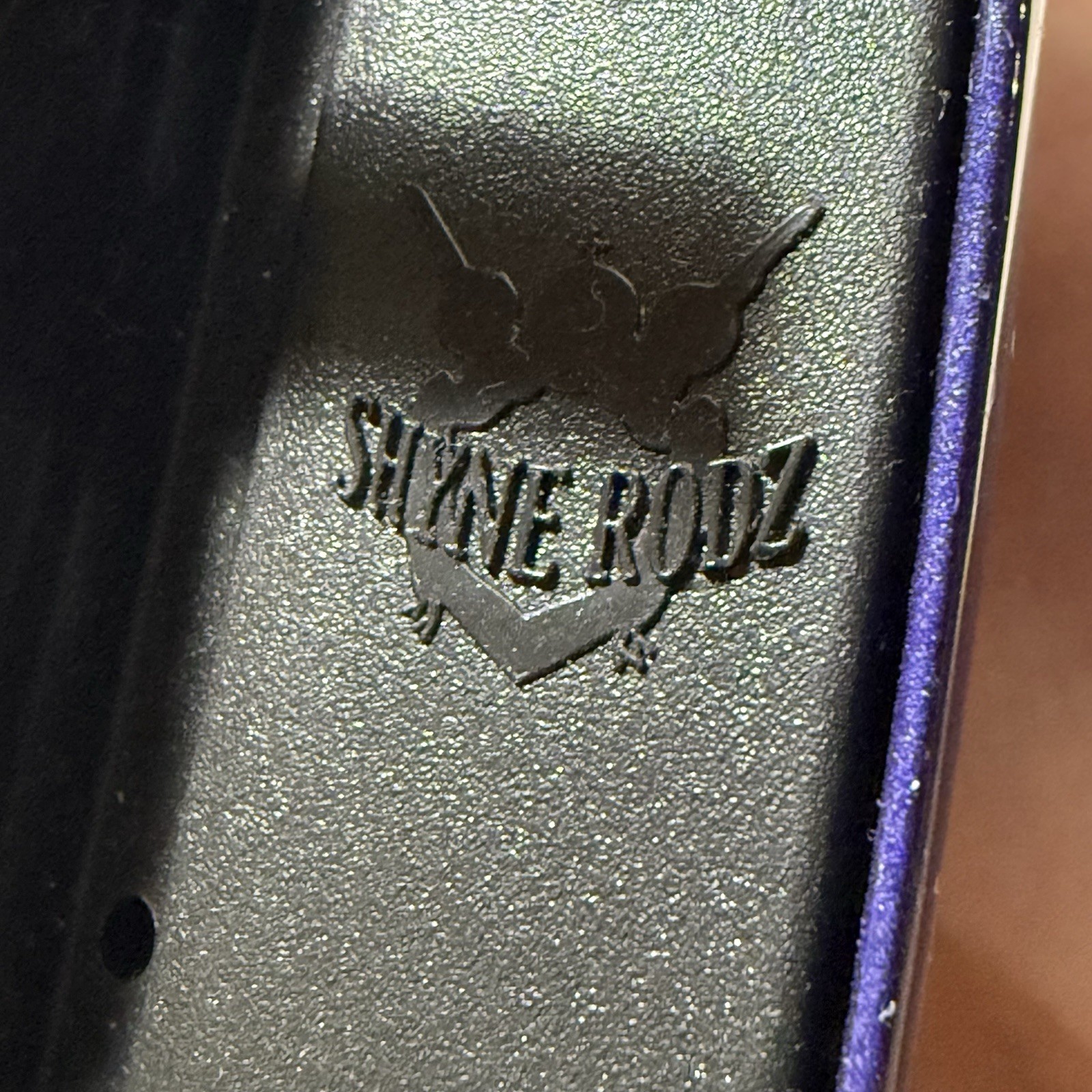 1933 Ford Coupe Shyne Rodz Hot Rod Flames Purple 1:18 Die Cast