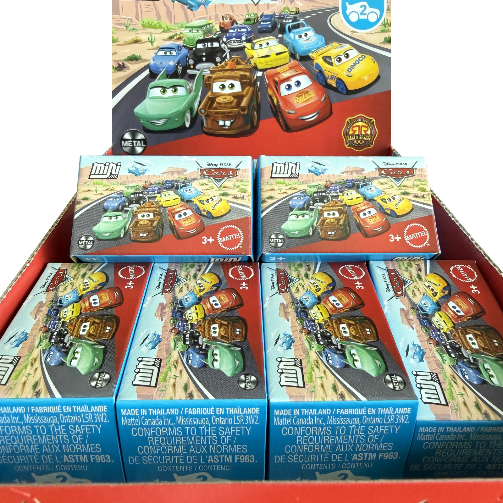Disney Pixar Cars Mini Racers Metal Series 2 – 1 Random Blind Box Each