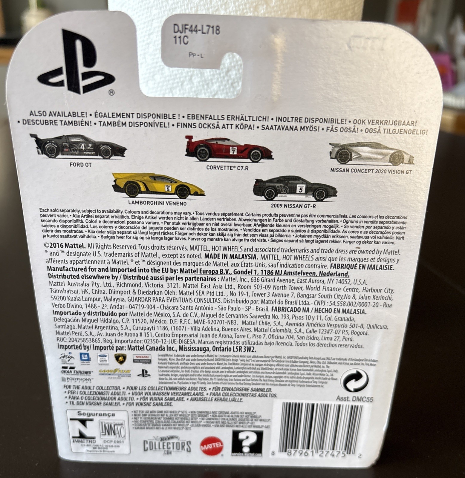 Corvette C7.r Red Gran Turismo – 2016 Hot Wheels Retro Real Riders 1/64