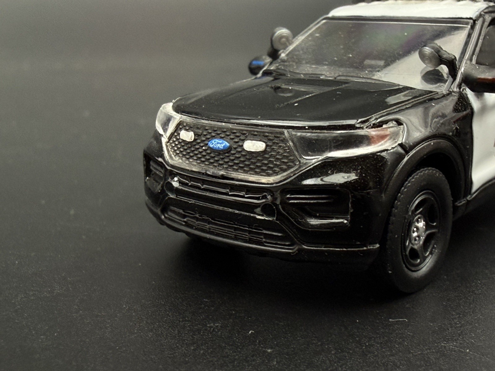 8 Pack 1/64 Scale Clear Grille Light Pod License Plate Police 6456C