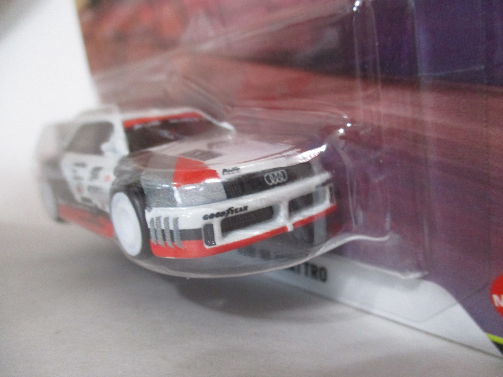 Hot Wheels Forza Premium Audi 90 Quattro in White 1:64 Rubber Tires