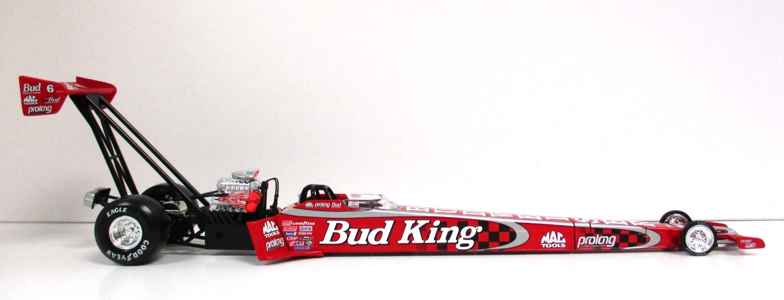 ACTION KENNY BERNSTEIN BUDWEISER KING – 2000 NHRA TOP FUEL DRAGSTER 1/24