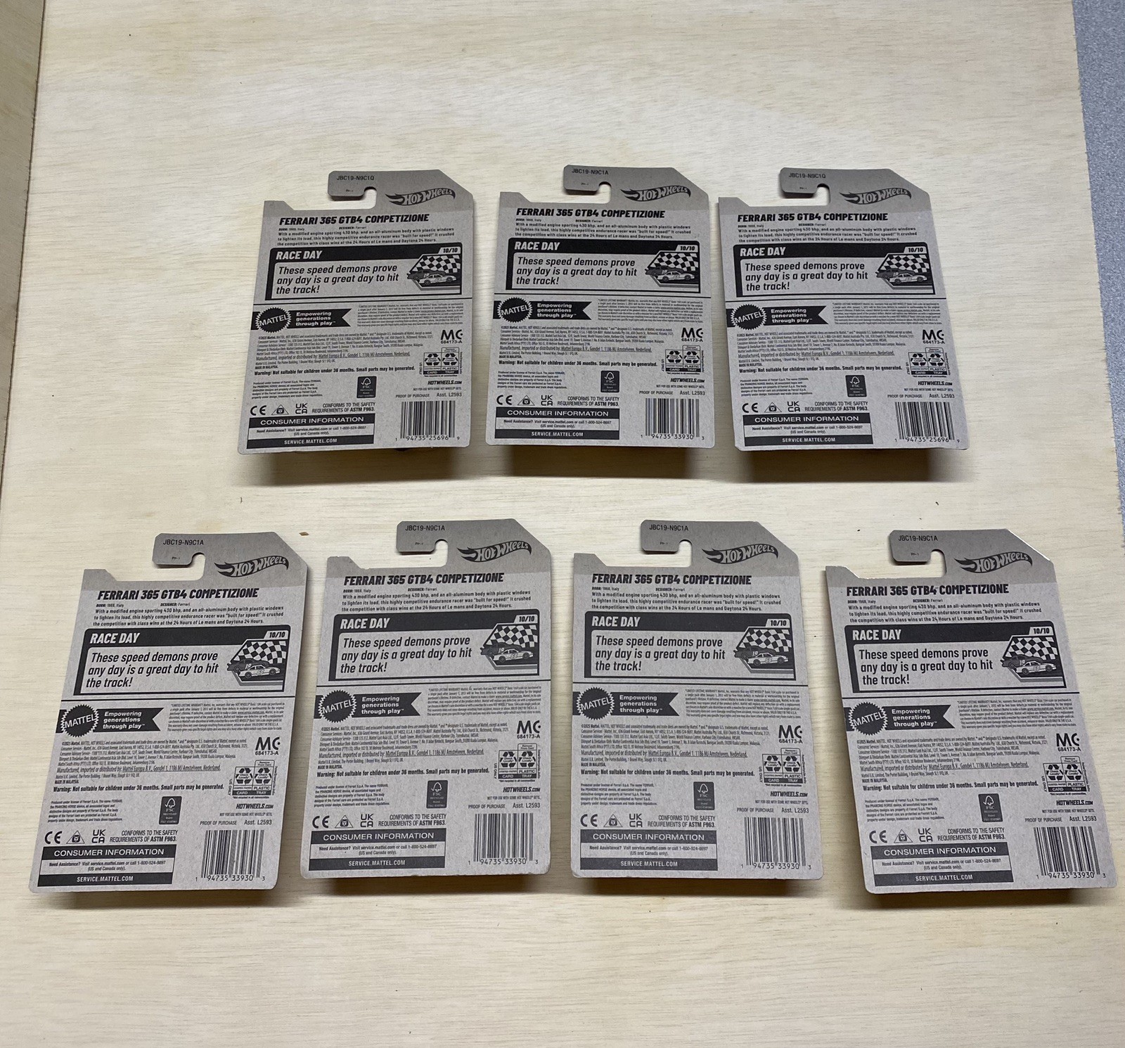 Ferrari Hot Wheels Lot Of 30 Cars 365 GTB4 , 12Cilindri , SF90 And 2 F40