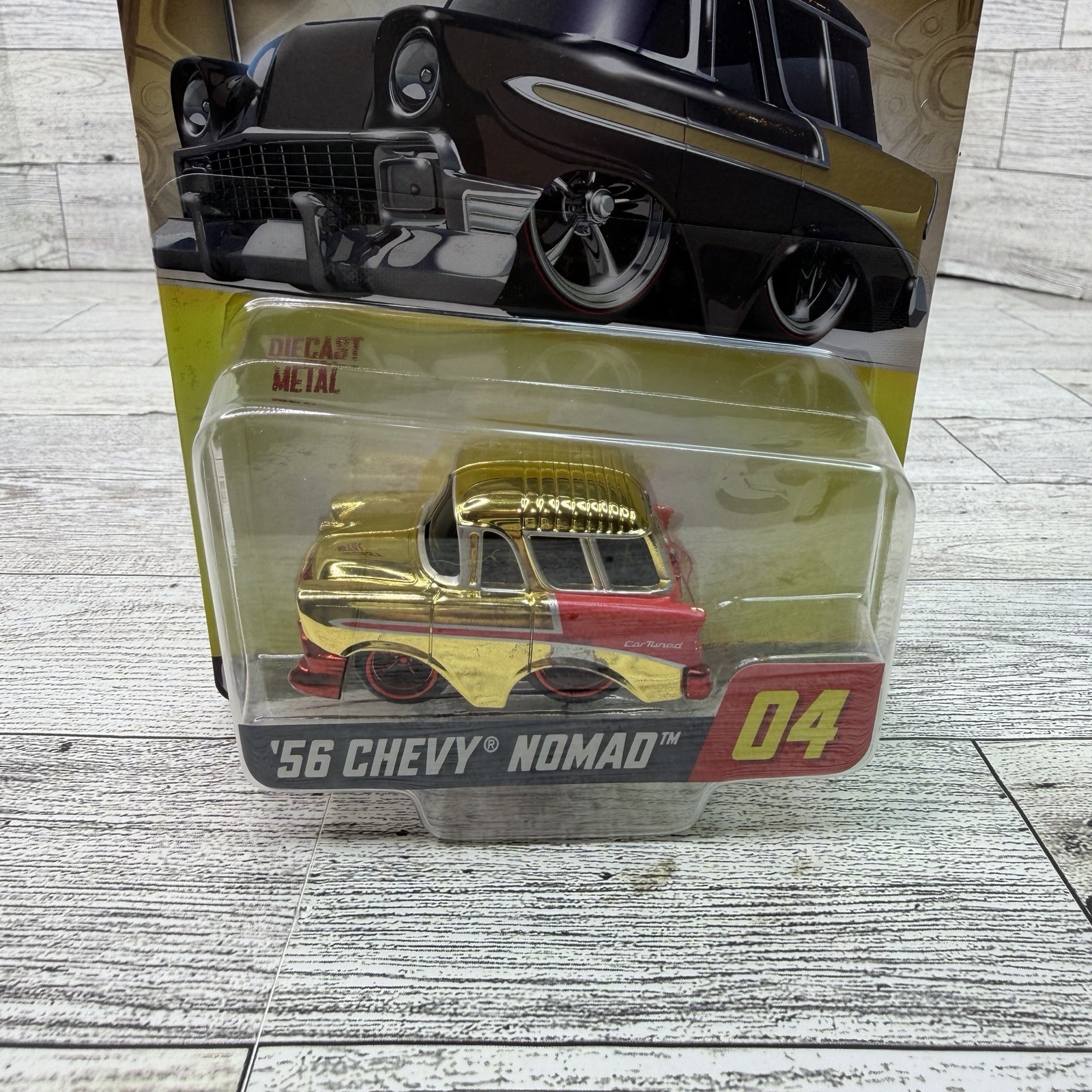 Car Tuned Series 2 ‘56 Nomad Double Dripped Red Bottom Chase Paint Error READ**