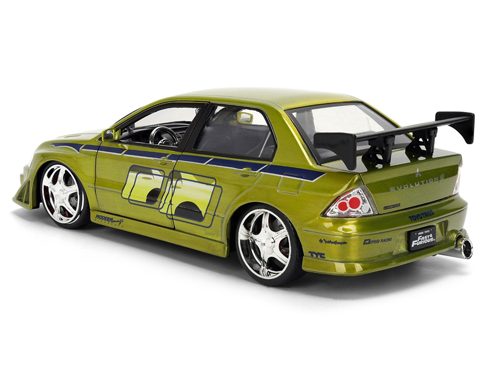 MITSUBISHI LANCER EVO VII COLOR BRUSH “FAST & FURIOUS 25 YEARS” 1/24 JADA 37874