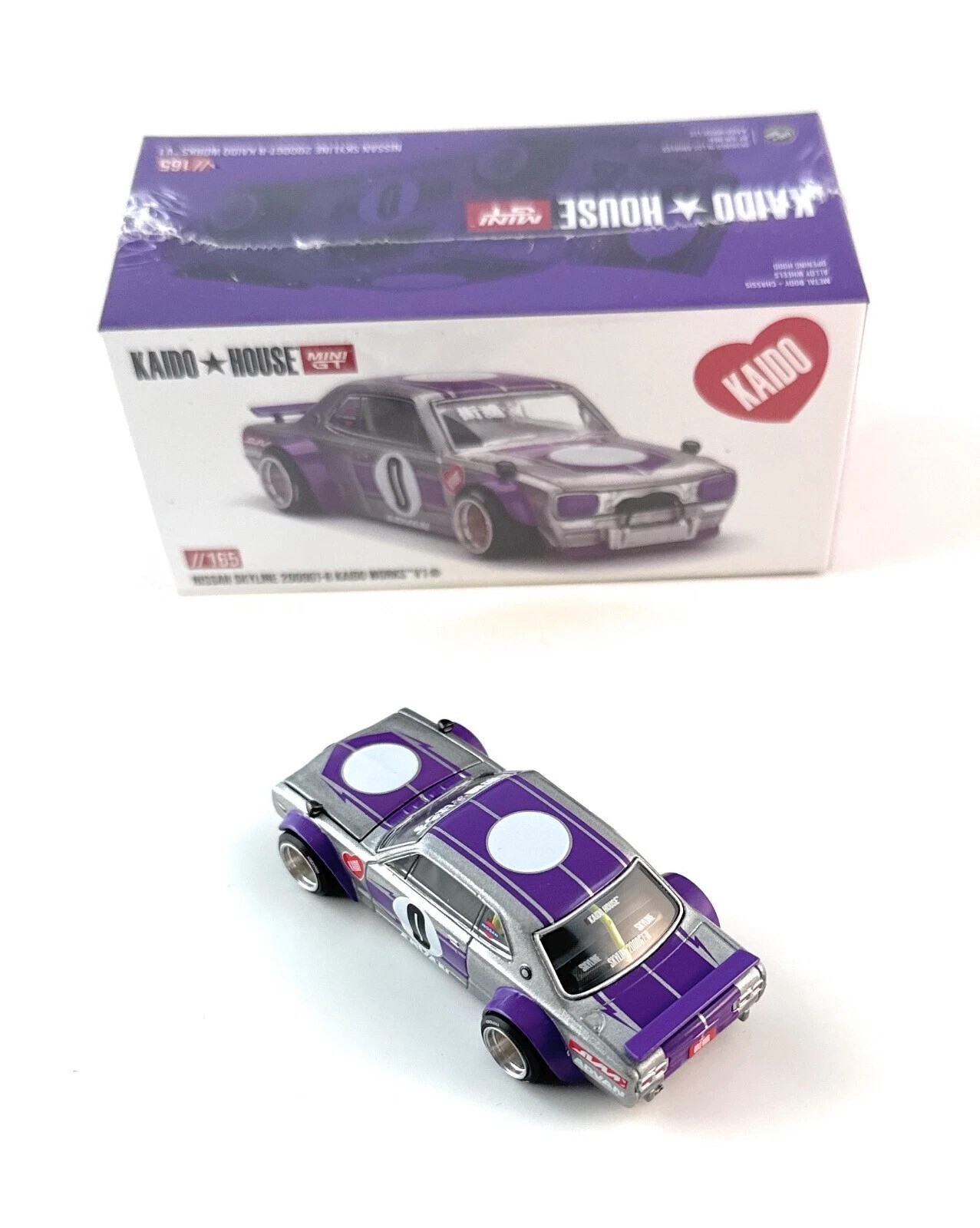 Kaido House Nissan 2000GT-R (KPGC10) Kaido Works V1 #0 1/64 Model KHMG165-3G