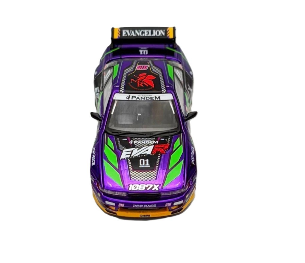 Pop Race Xcartoys 1:64 Nissan EVA RT Test Type-01 1087X Pandem S13 APAxpo 2025