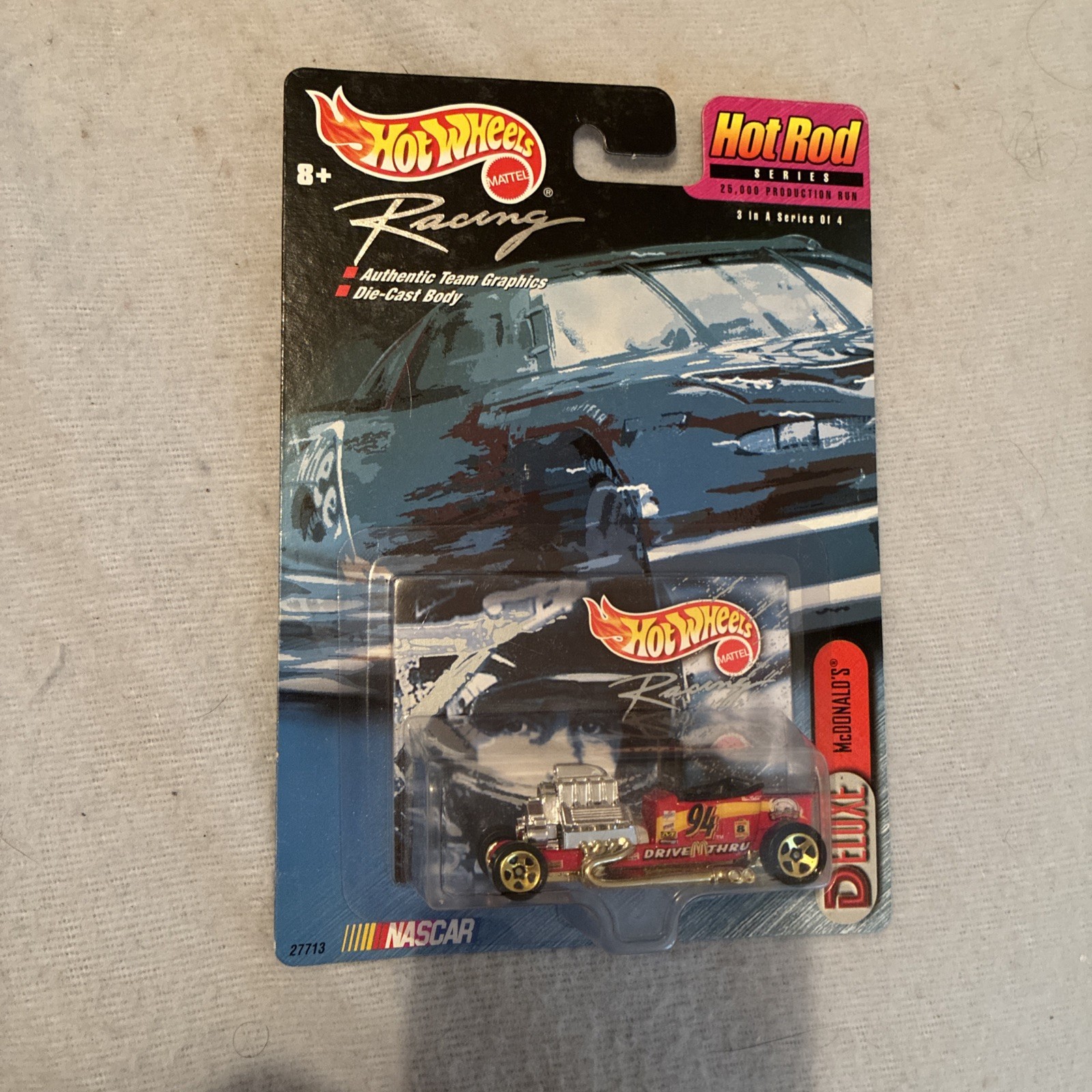 HOT WHEELS Racing DARRELL WALTRIP Deluxe KMART HOT ROD Series 1 FREE SHIPPING