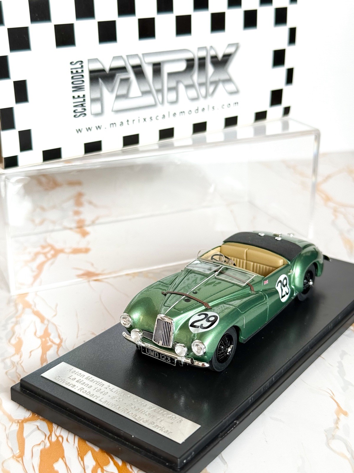 Matrix 1:43 Aston Martin 2-Litre Sports Le Mans 1949 #29 Resin MXR50108-011