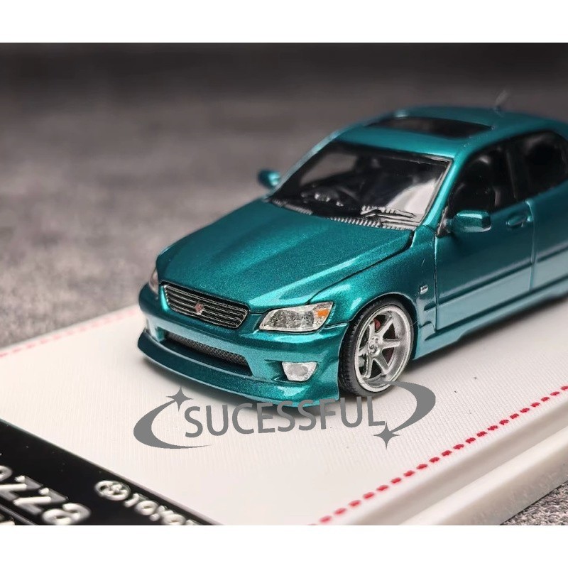 1:64 Green Altezza RS200 SXE10 Sedan Diecast Metal Loose Collectible Car