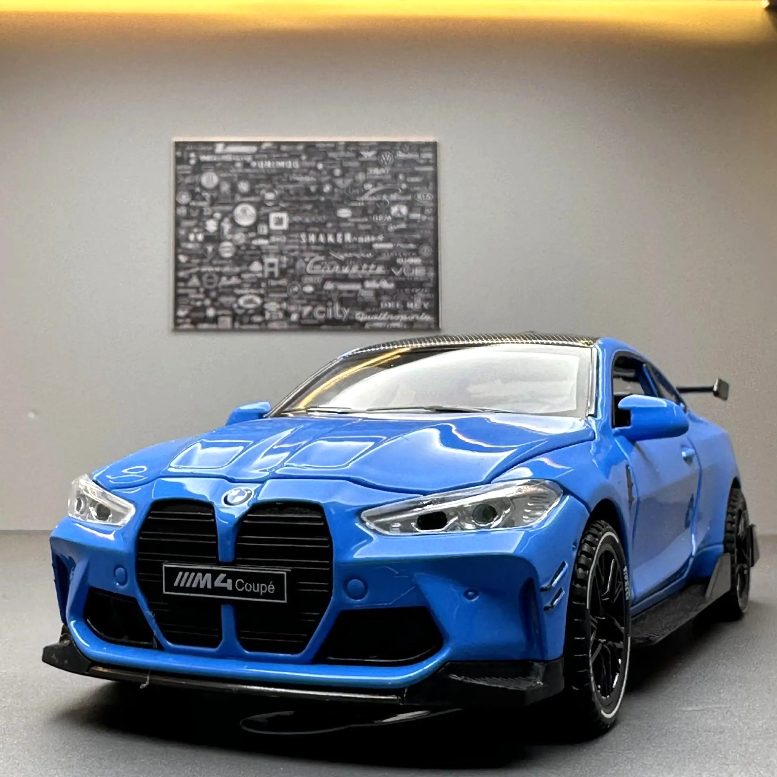1:32 BMW M4 Coupe Sports Alloy Diecast Sound/Light Car Toy Gift Collectible NEW