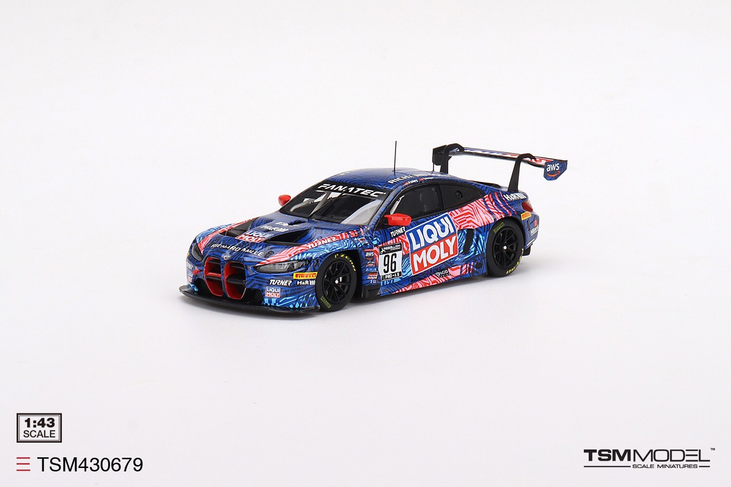 TSM-Model 1:43 BMW M4 GT3 #96 Turner Motorsport 2022 GT World Challenge America