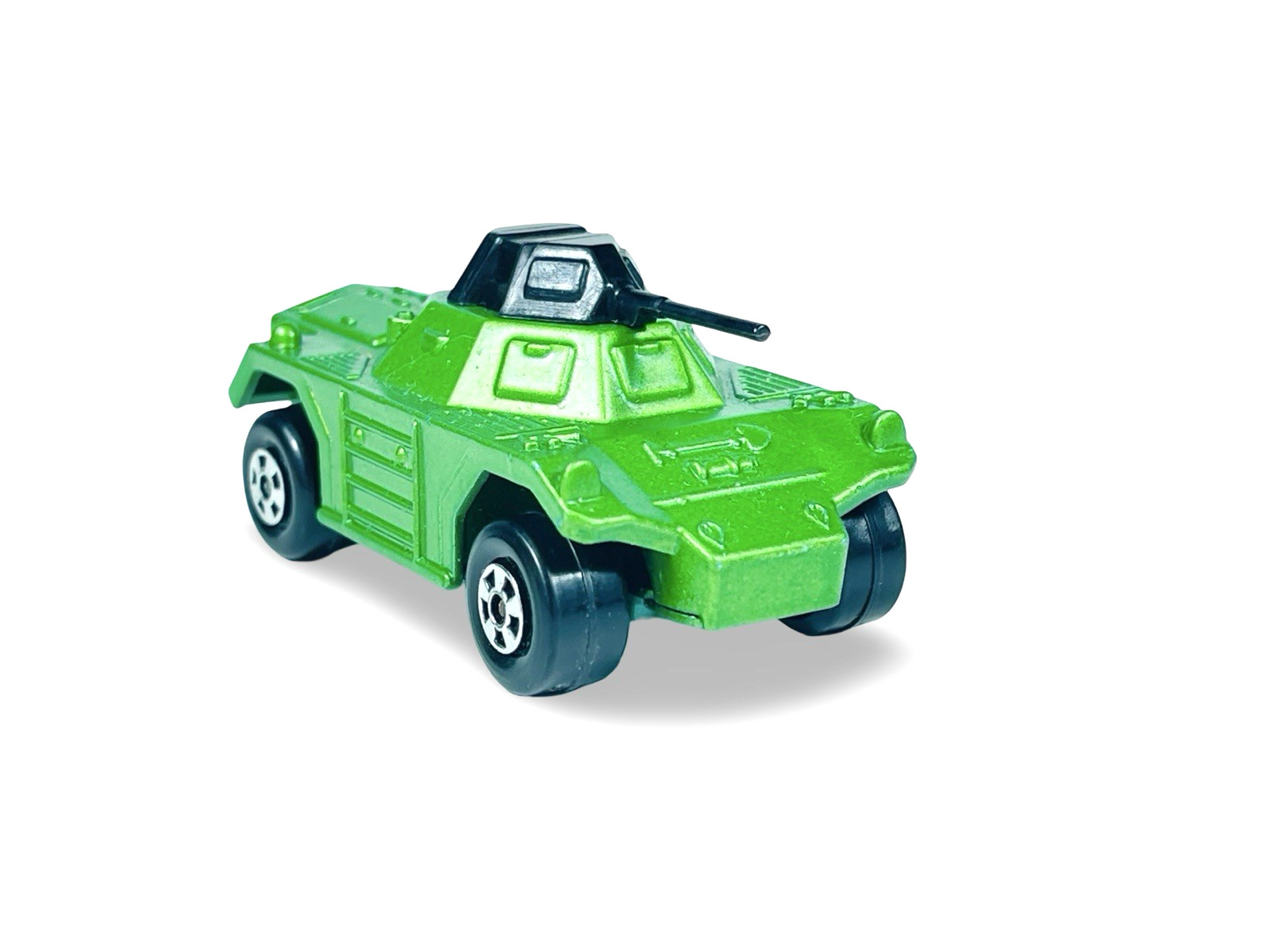 Matchbox Lesney Superfast MB73 Rola-matics Metallic Green Weasel w/I Box