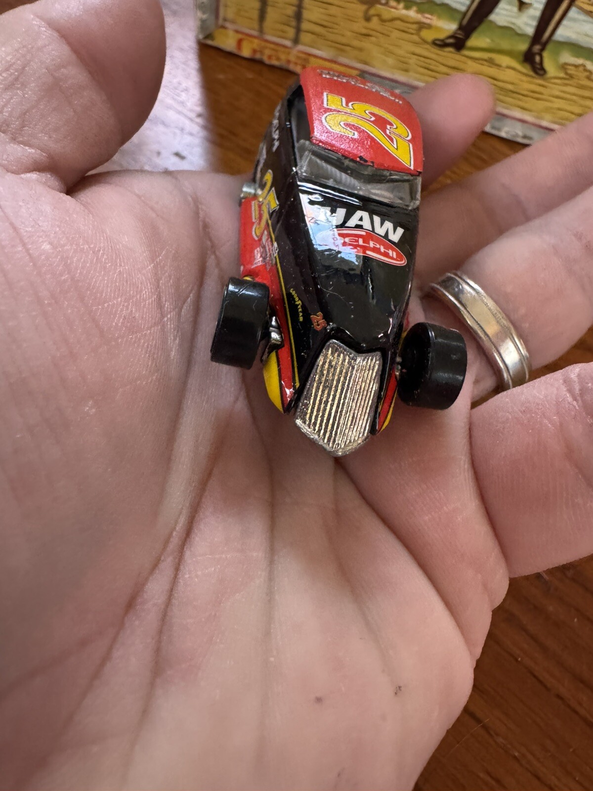 1937 37 FORD PHAETON CUSTOM UAW-DELPHI HOT ROD RARE 1:64 SCALE DIECAST CAR.