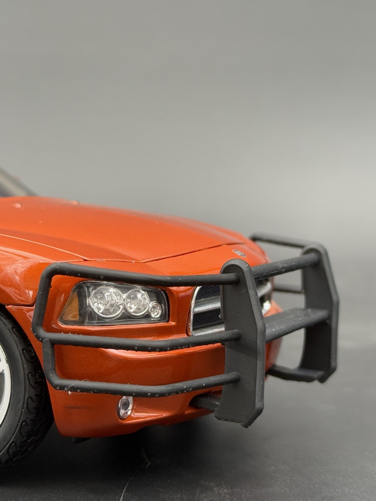 1/18 Go Rhino Wrap Around Push Bumper Pushbar Welly Dodge Charger Police 1851