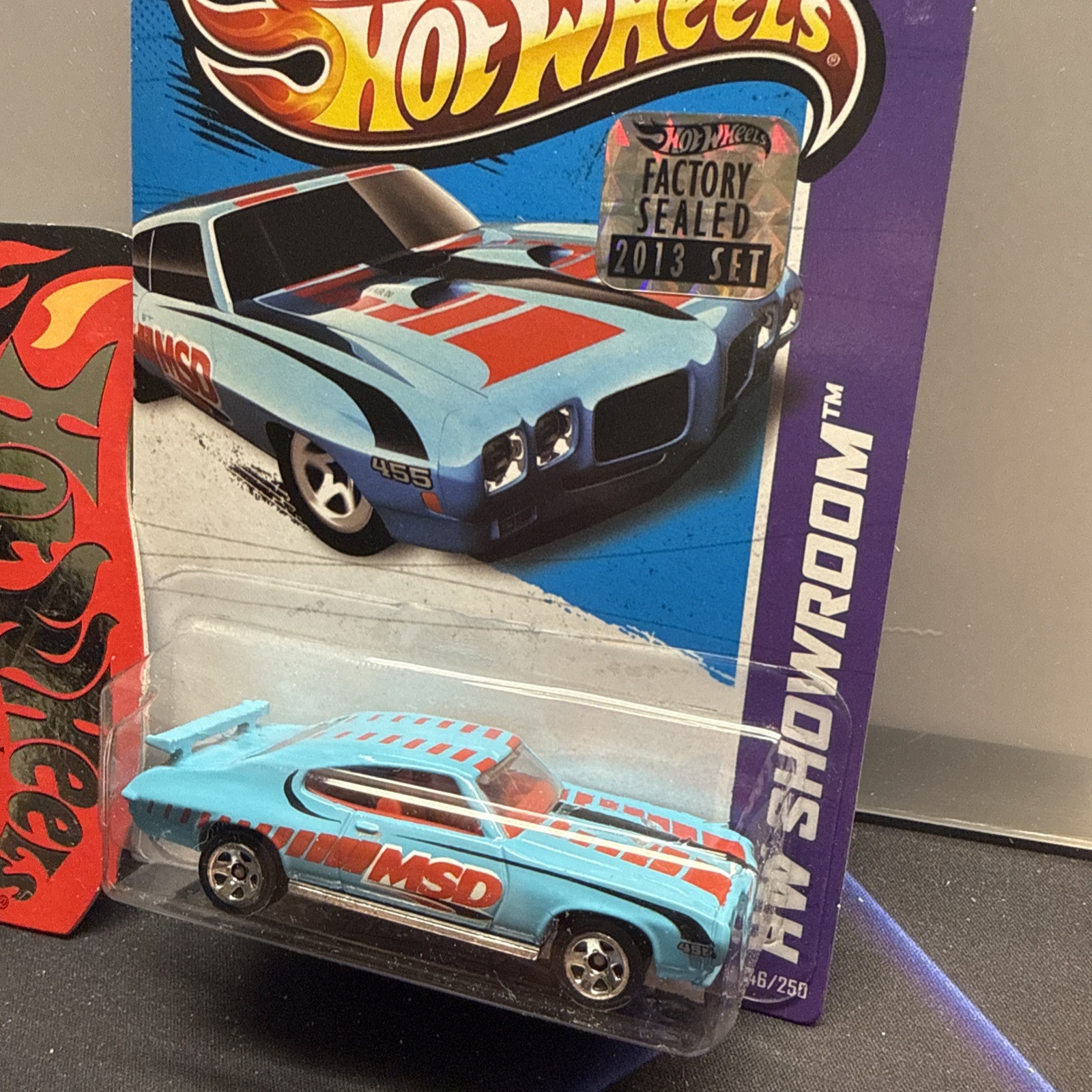 Hot Wheels ‘70 Pontiac GTO Judge #246 HW ‘13 Showroom!🔥Factory Sealed