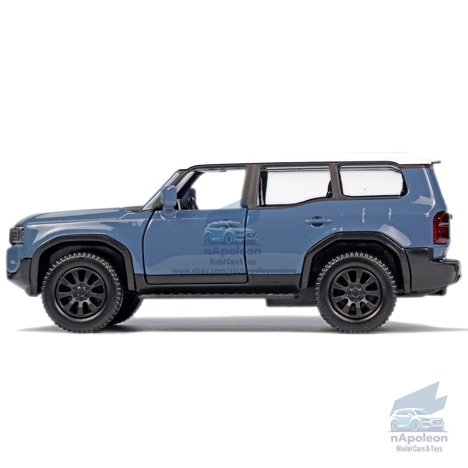 1/36 Toyota Land Cruiser 250 Model Car Diecast Toy Vehicle Gift Collection Blue