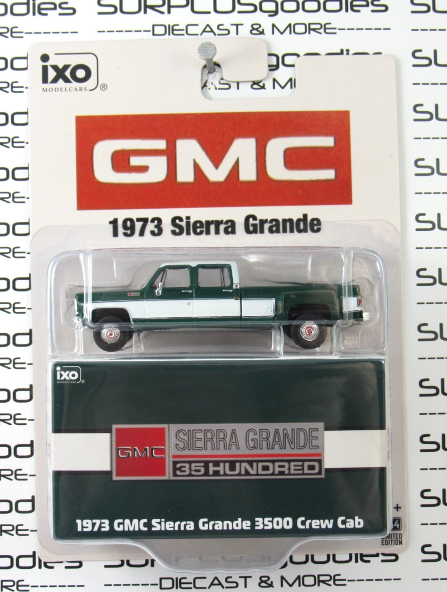2026 IXO America 1:64 Glenwood Green 1973 GMC GRANDE SIERRA 3500 CREW CAB Pickup