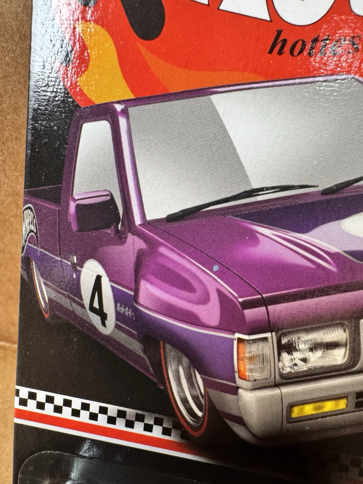 2023 Hot Wheels RLC Custom ’93 Nissan Hardbody D21 Purple 1:64 *IMPERFECT CARD*