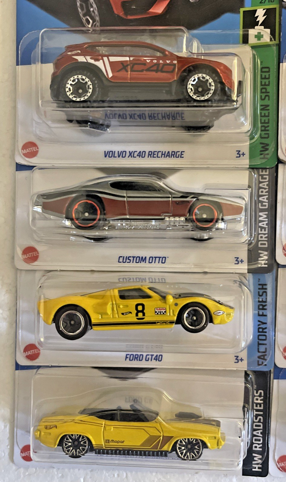8x 2024 Hot Wheels KROGER EXCLUSIVES Chevrolet Mazda McLaren Otto Ford Plymouth