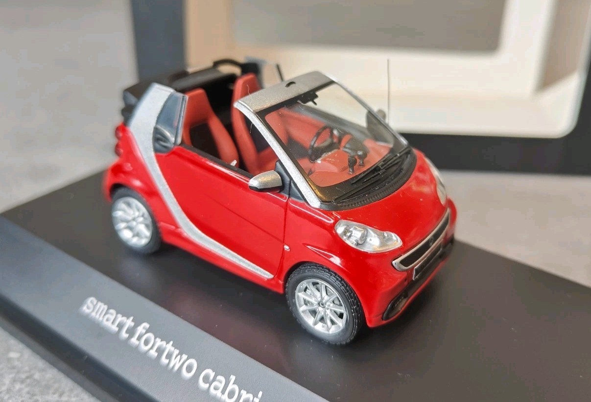 Spark Minimax Smart Fortwo Cabriolet red 1:43