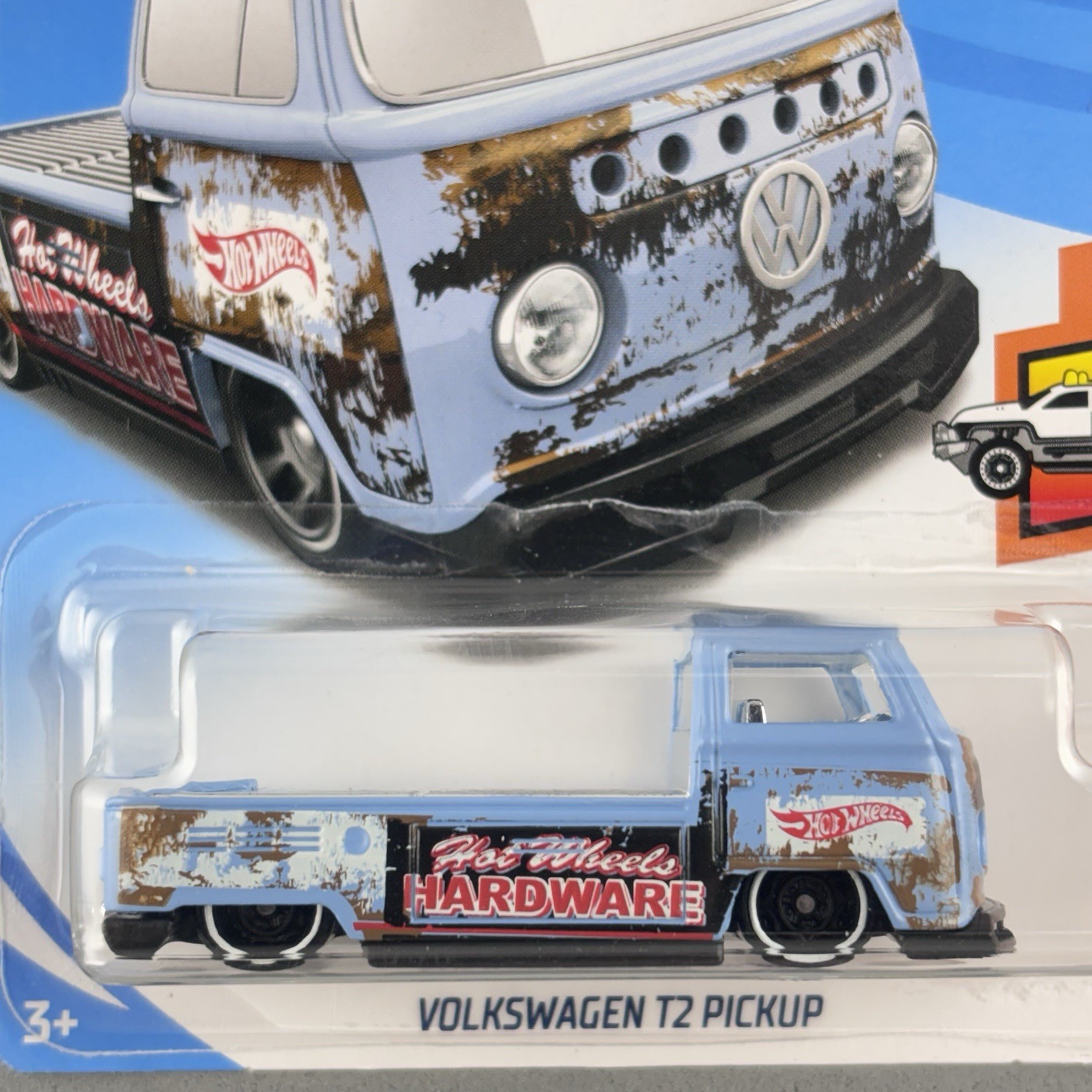 Hot Wheels Volkswagen T2 Pickup Blue w/ Rust Patina HW Hot Trucks 3/10 #108 2018