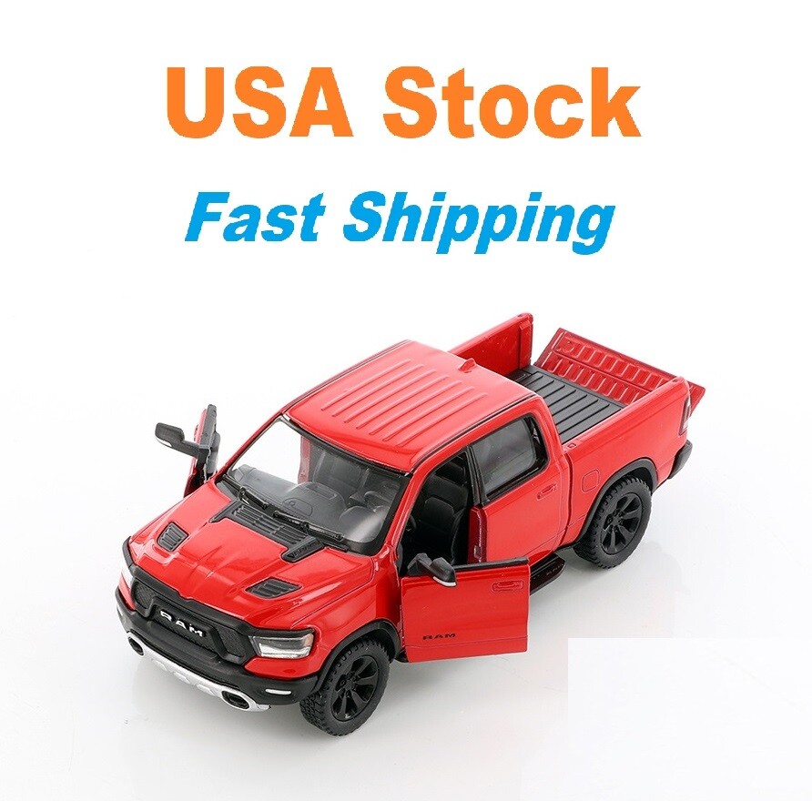 2019 Dodge RAM 1500, Ram Truck,Pick Up Truck,Kinsmart,Diecast Toy Car, 5”, 1:46