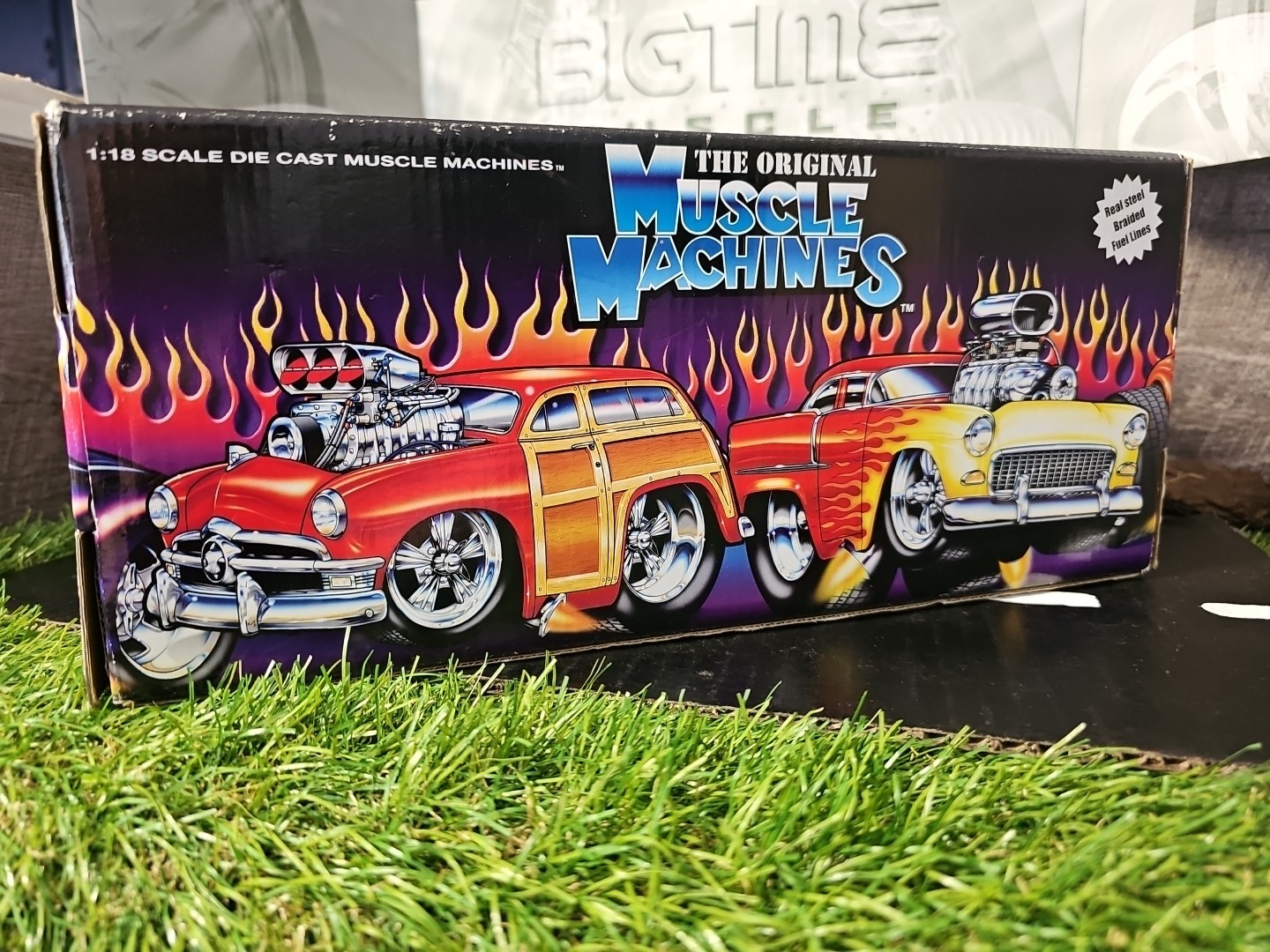 Vntg 2002 Muscle Machines 1933 Ford Coupe 1:18 Diecast Car NISB