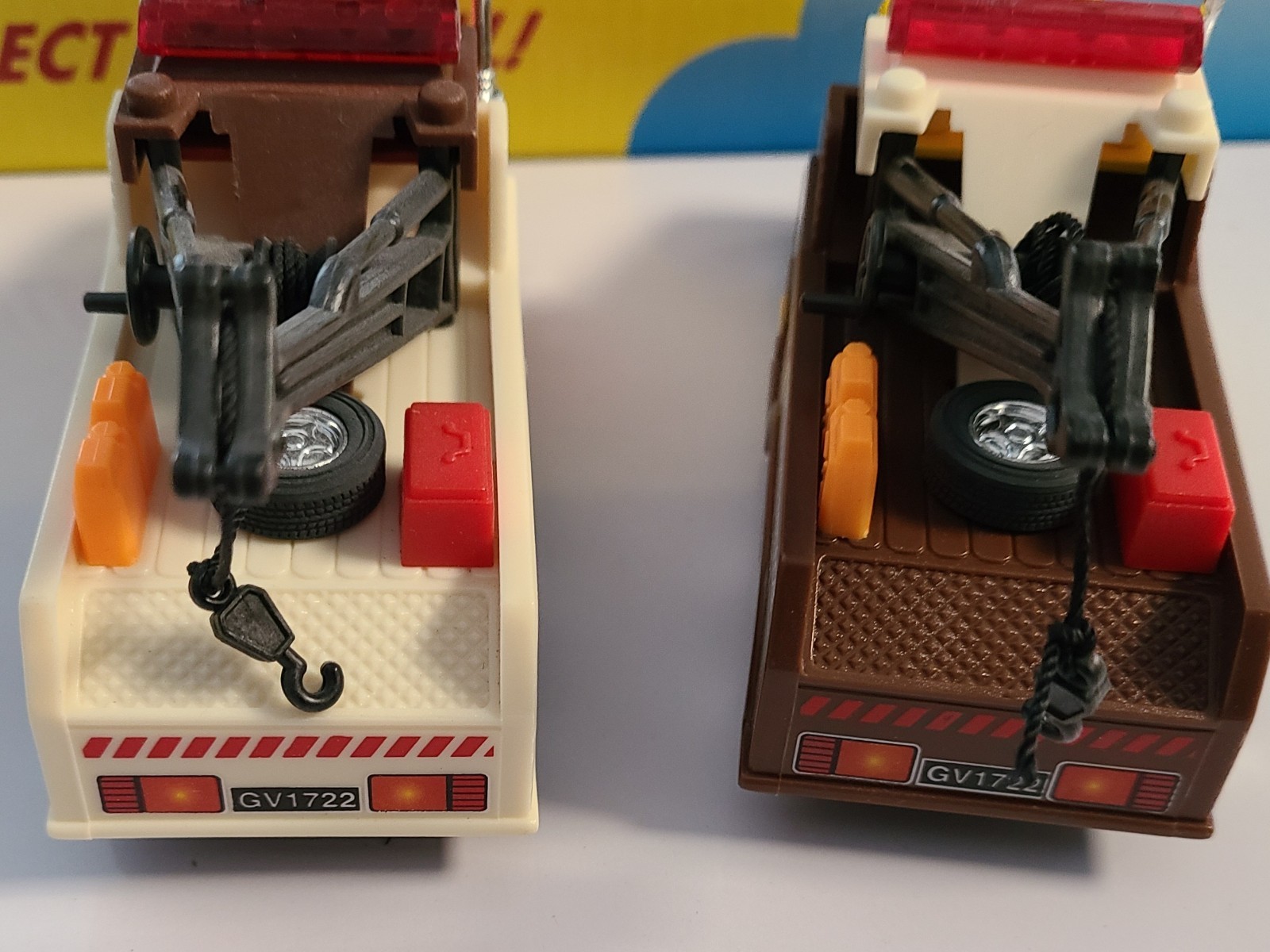 Kintoy Kenworth King Engine Tow Truck Diecast Scale Model Lot 2 Pull Back Action