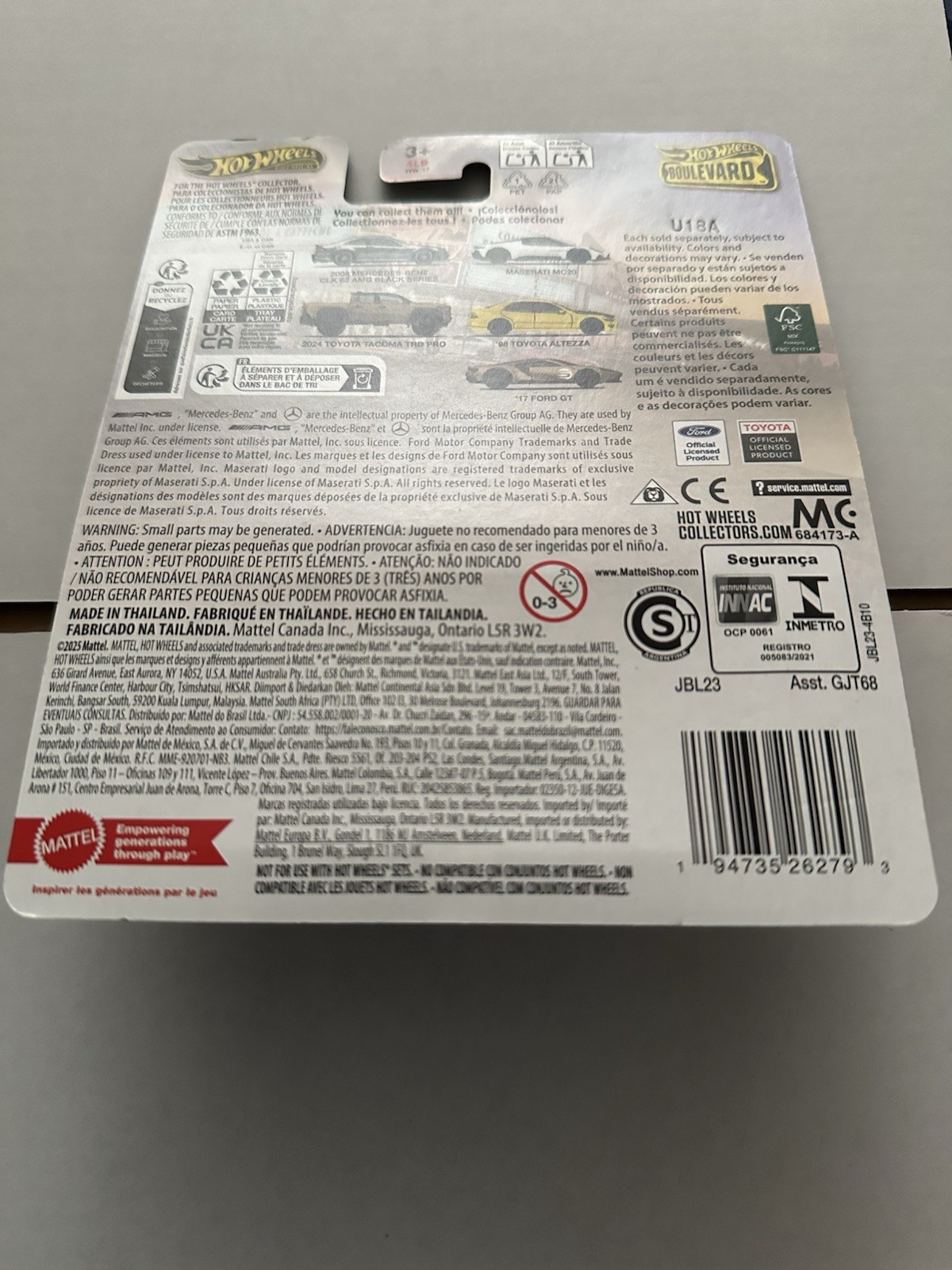 Hot Wheels Premium Boulevard ‘98 Toyota Altezza