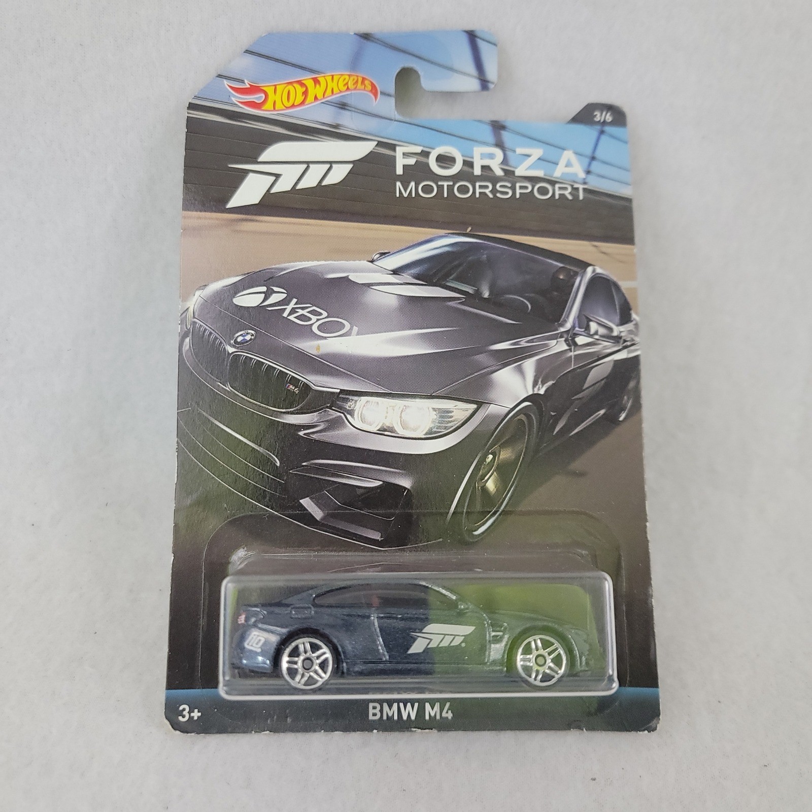 Hot Wheels Forza Motorsport BMW M4 3/6 Dark Blue Diecast Car 1:64 DWF34 2017