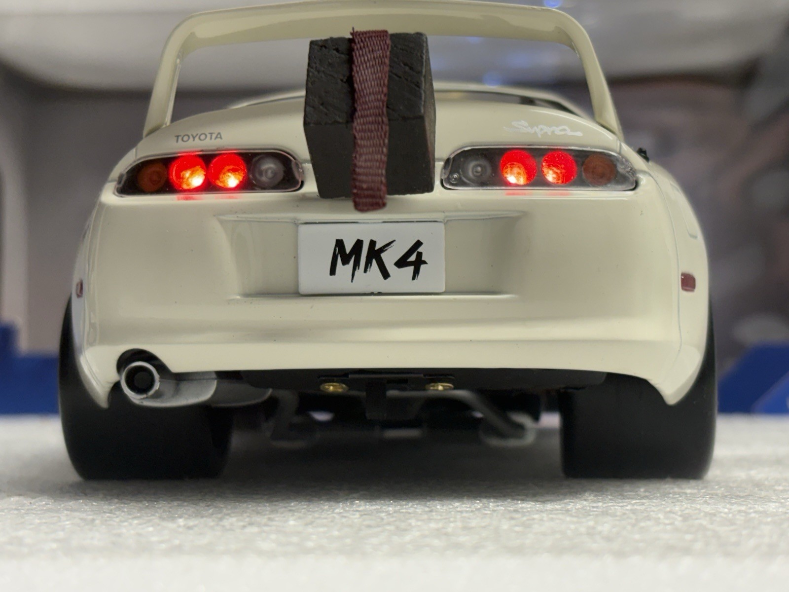 Solido 1/18 TOYOTA SUPRA MK4 JDM Dragster Diecast Drag LED WORKING LIGHTS
