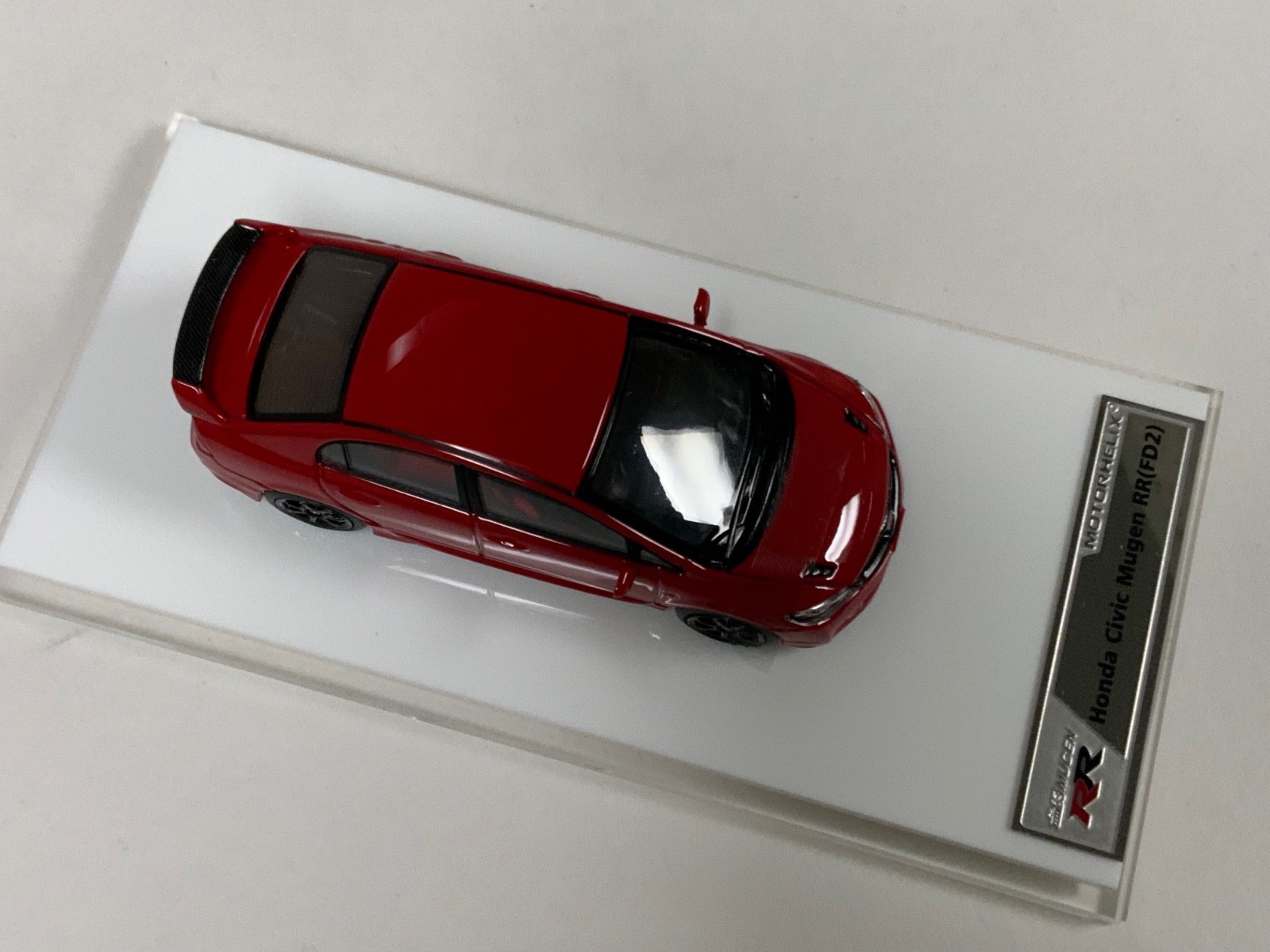 1/64 Motorhelix Honda Civic FD2 Mugen RR in Red With Engine Details. MIX 2