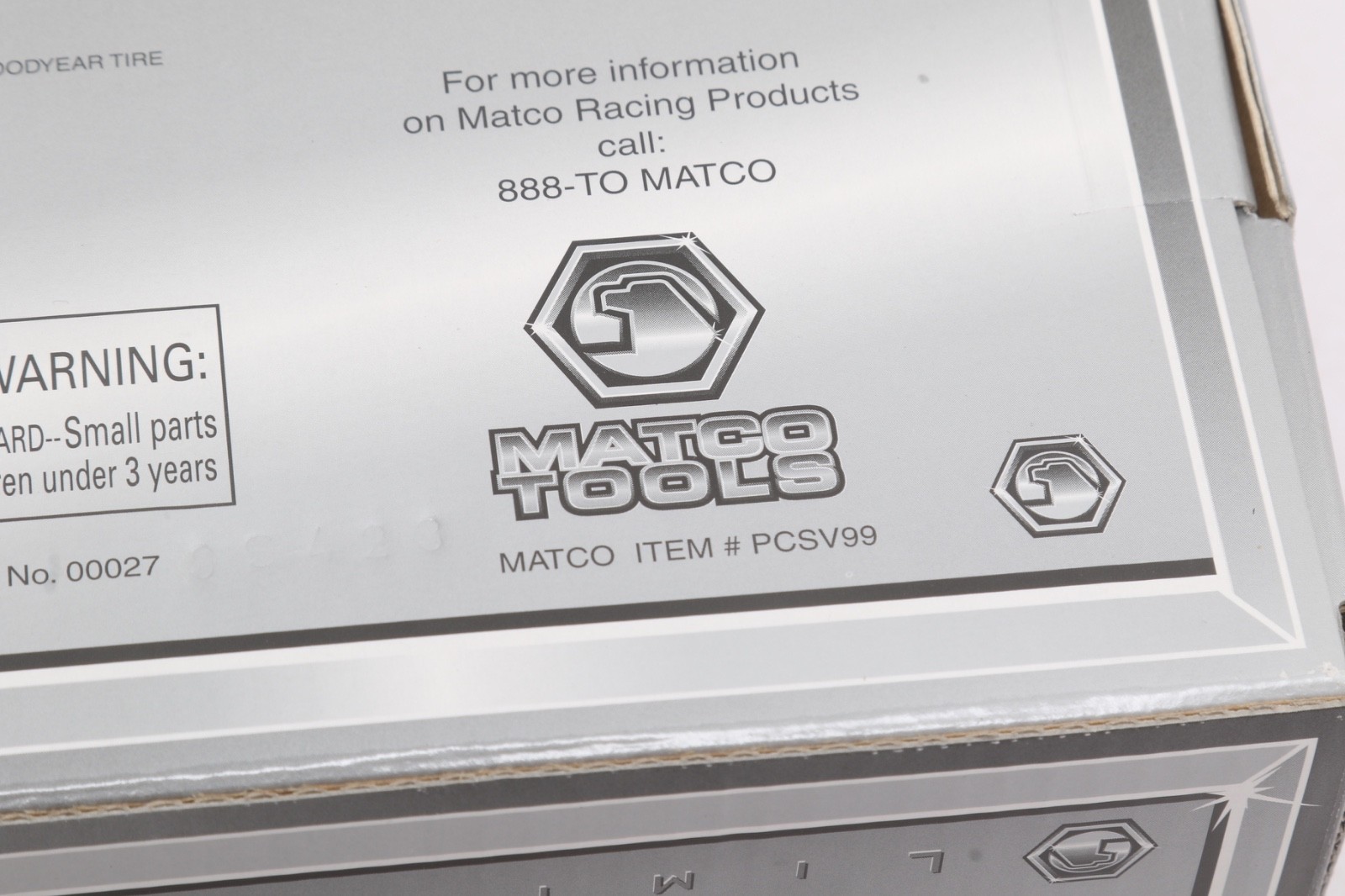 Matco Tools 20th Anniversary Platinum Step Van PCSV99