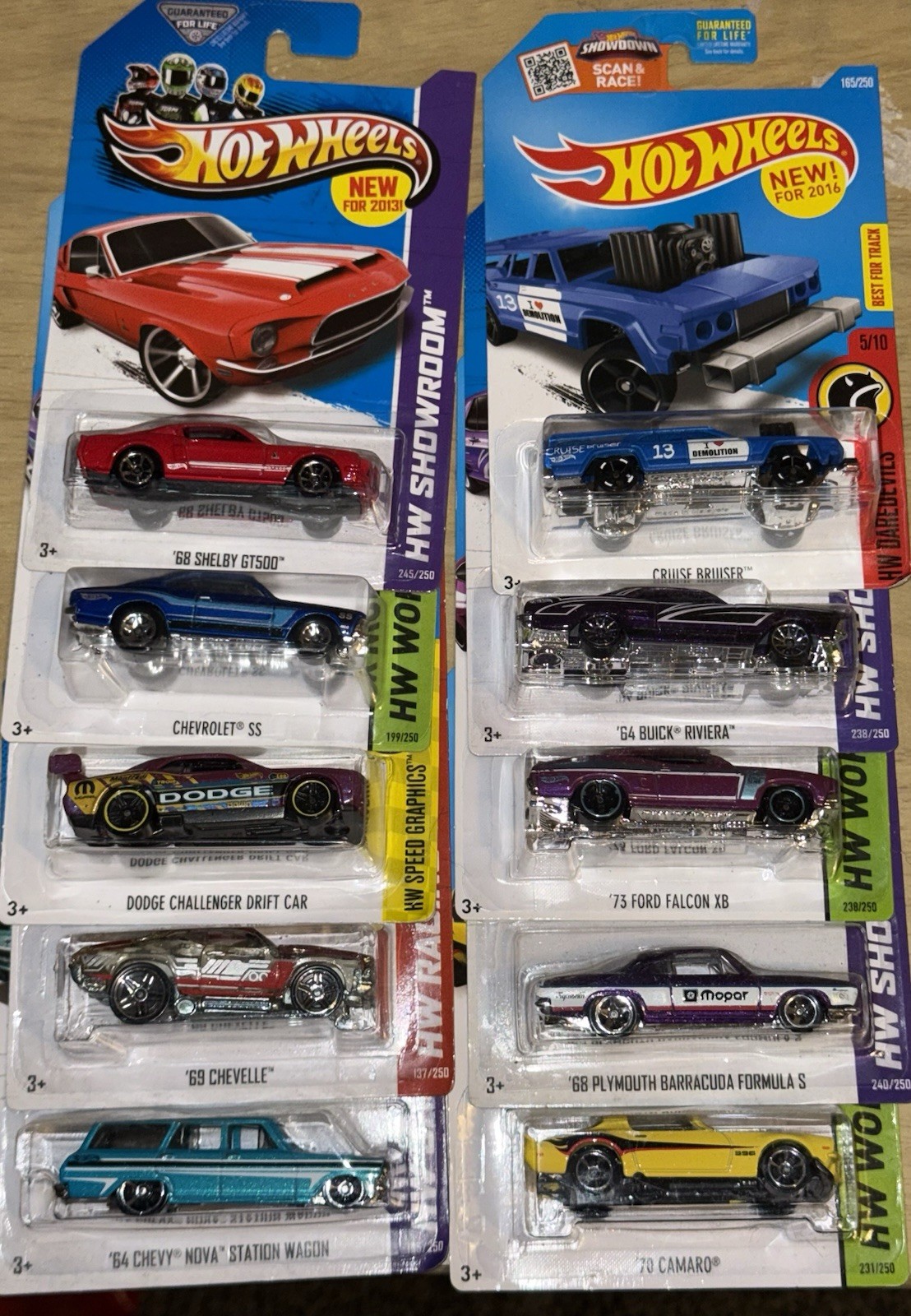 GROUP/LOT OF VARIOUS HOT WHEELS DIE-CAST! MIXED LOT/GROUP OF 10 H.W. DIE-CAST!