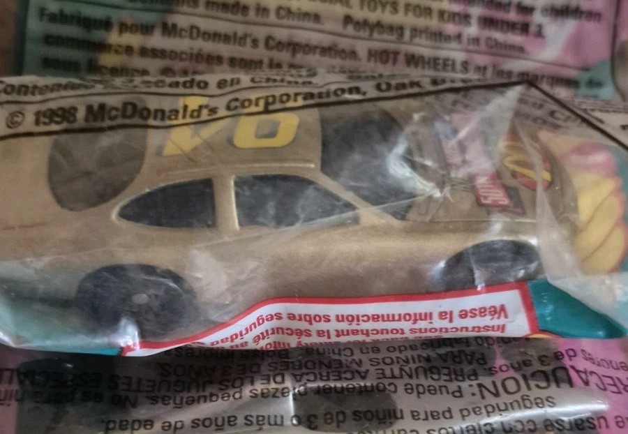 Hot Wheels McDonald’s + Cereal Lot Of (4) Count Chocula Nascar