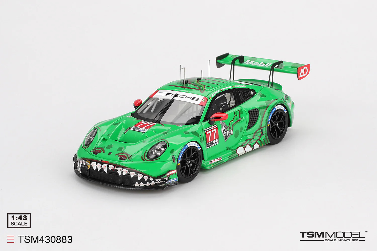 1:43 2025 IMSA Sebring 12Hr Winner — #77 “REXY” Porsche 911 GT3 R — TSM-Model