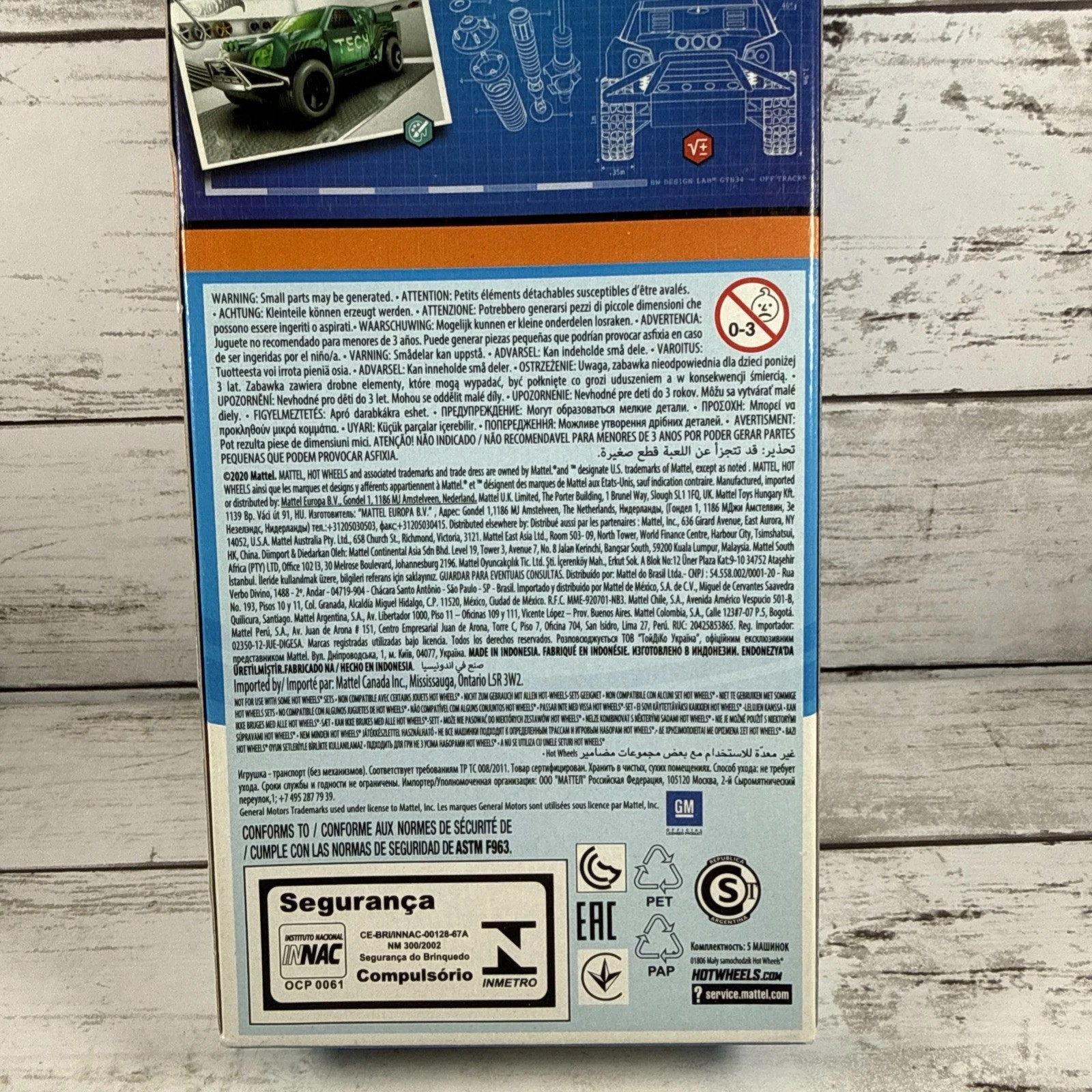 Hot Wheels HW Design Lab 5 Pack Tech Series Mattel Diecast Cars Sealed