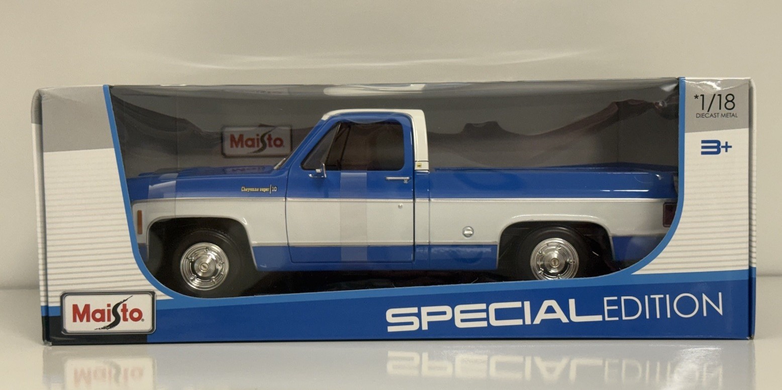 1974 Chevrolet C10 Cheyenne Super 1:18 Maisto Exclusive Style Special Edition