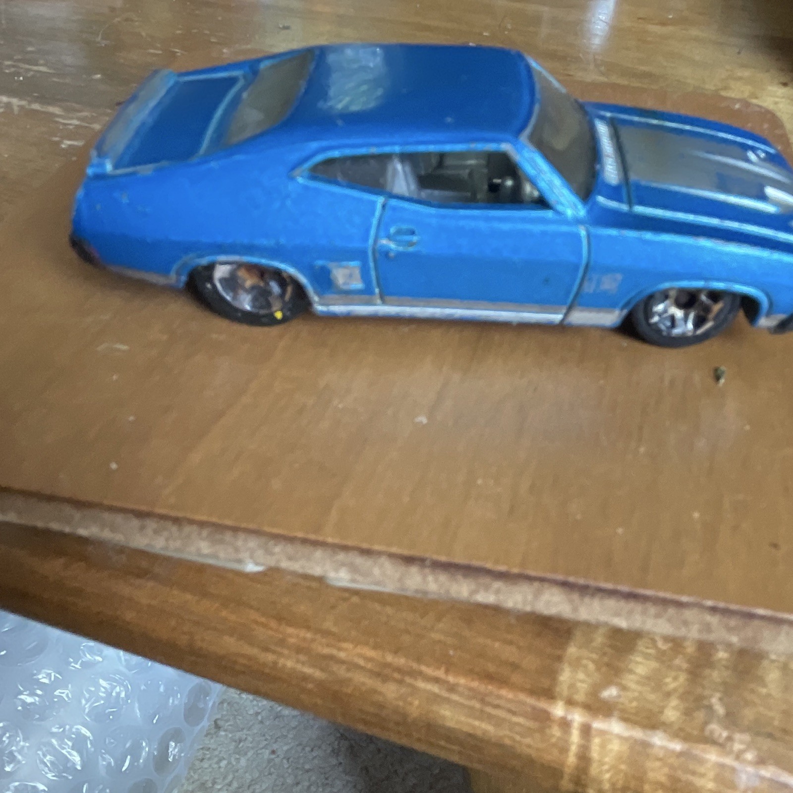 Hot Wheels ’67 Ford Falcon XB Blue/Silver Diecast Car 1967 1:64 Scale