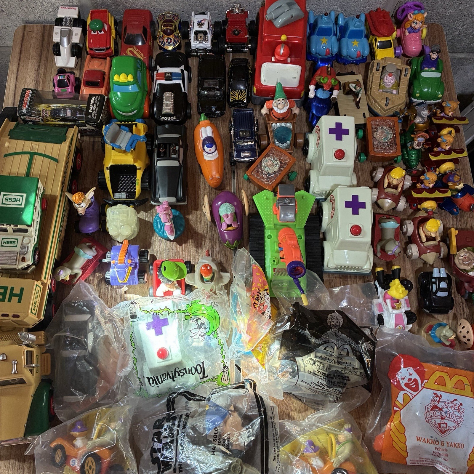 Toy Car Lot Including A Bunch Of Different Variety As Seen In Photos !!