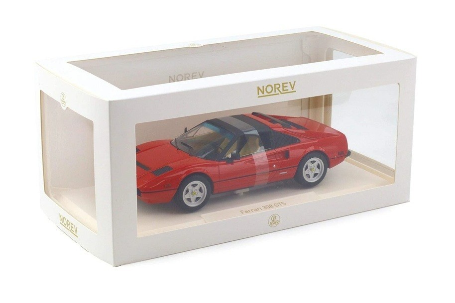 NEW 1/18 FERRARI 308 GTS Magnum P.I. Diecast Model Car Collectible 187930 Norev