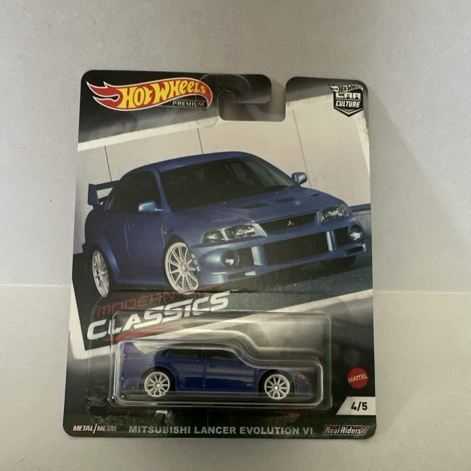 Hot Wheels Premium Car Culture Modern Classics Lancer Evolution VI Blue 1:64