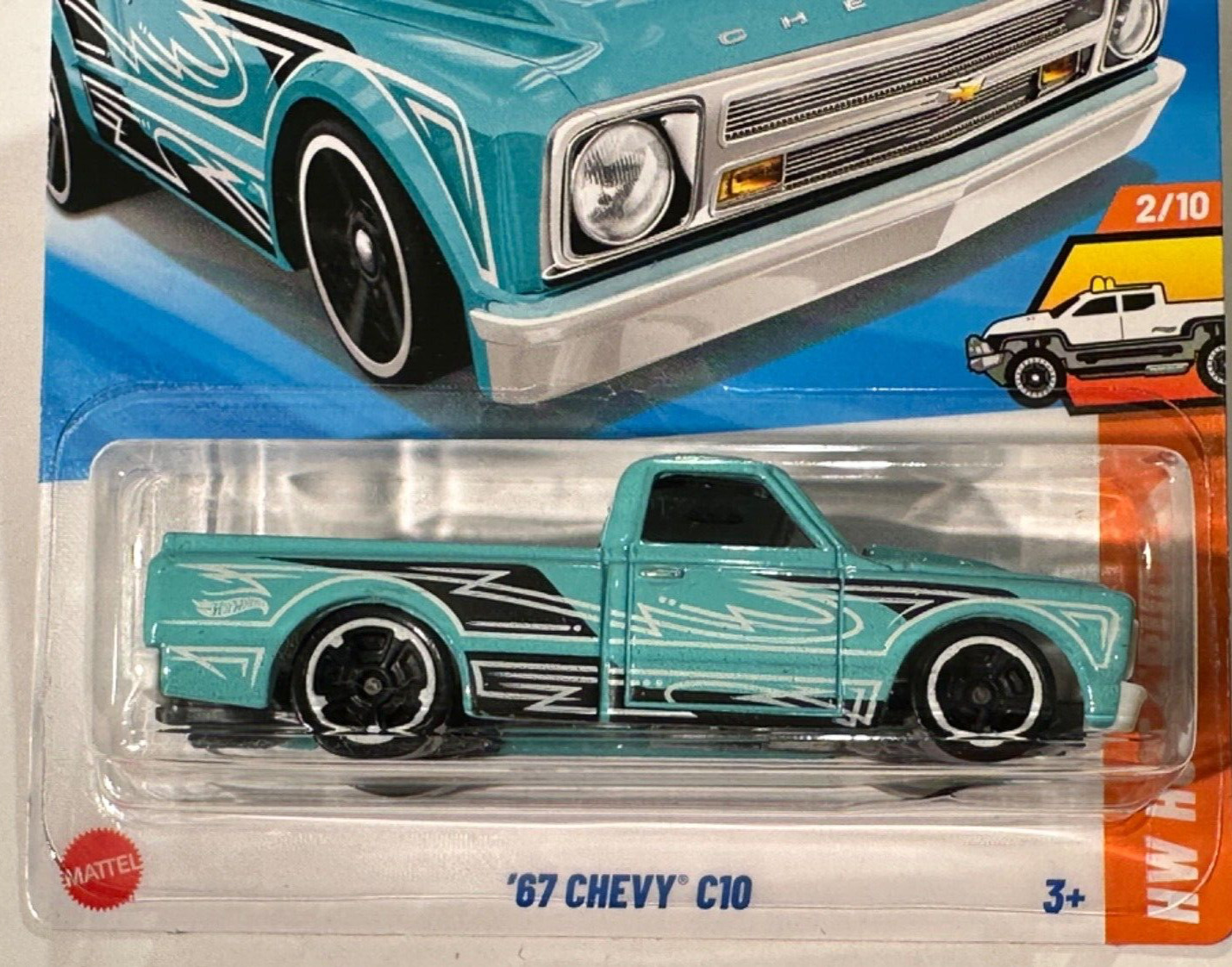 2025 HOT WHEELS, ’67 CHEVY C10, 2/10 HW HOT TRUCKS, 21/250
