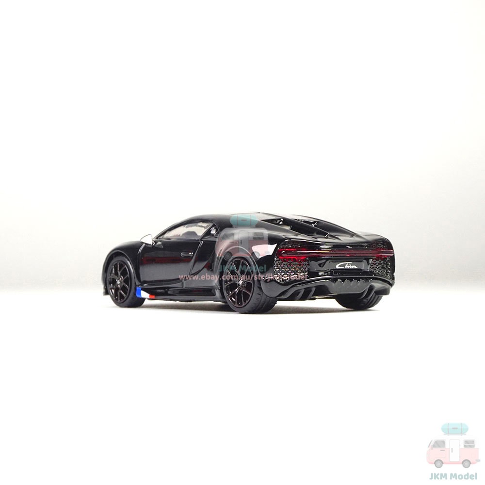 1/64 Bugatti Chiron Model Car Diecast Vehicle Collection Kids Gift Black