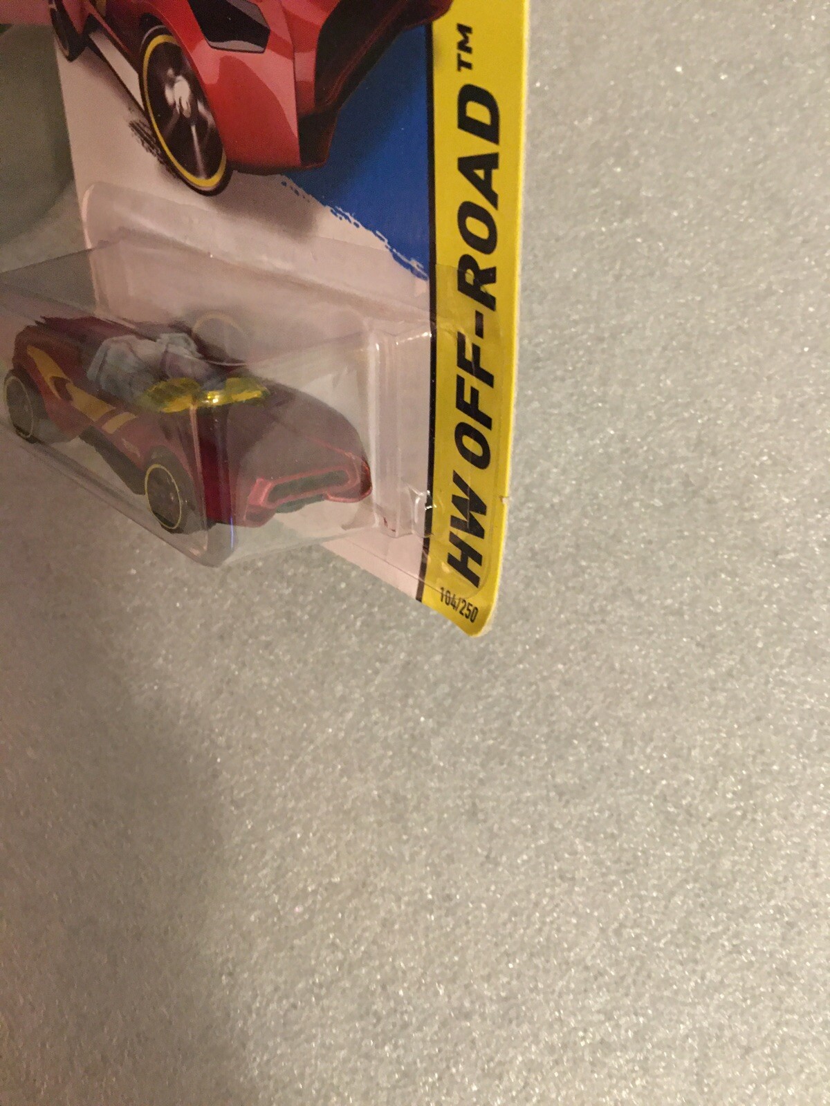 2014 Hot Wheels HW OFF-ROAD Carbonic104/250 (Satin Red Version)New On Card B107