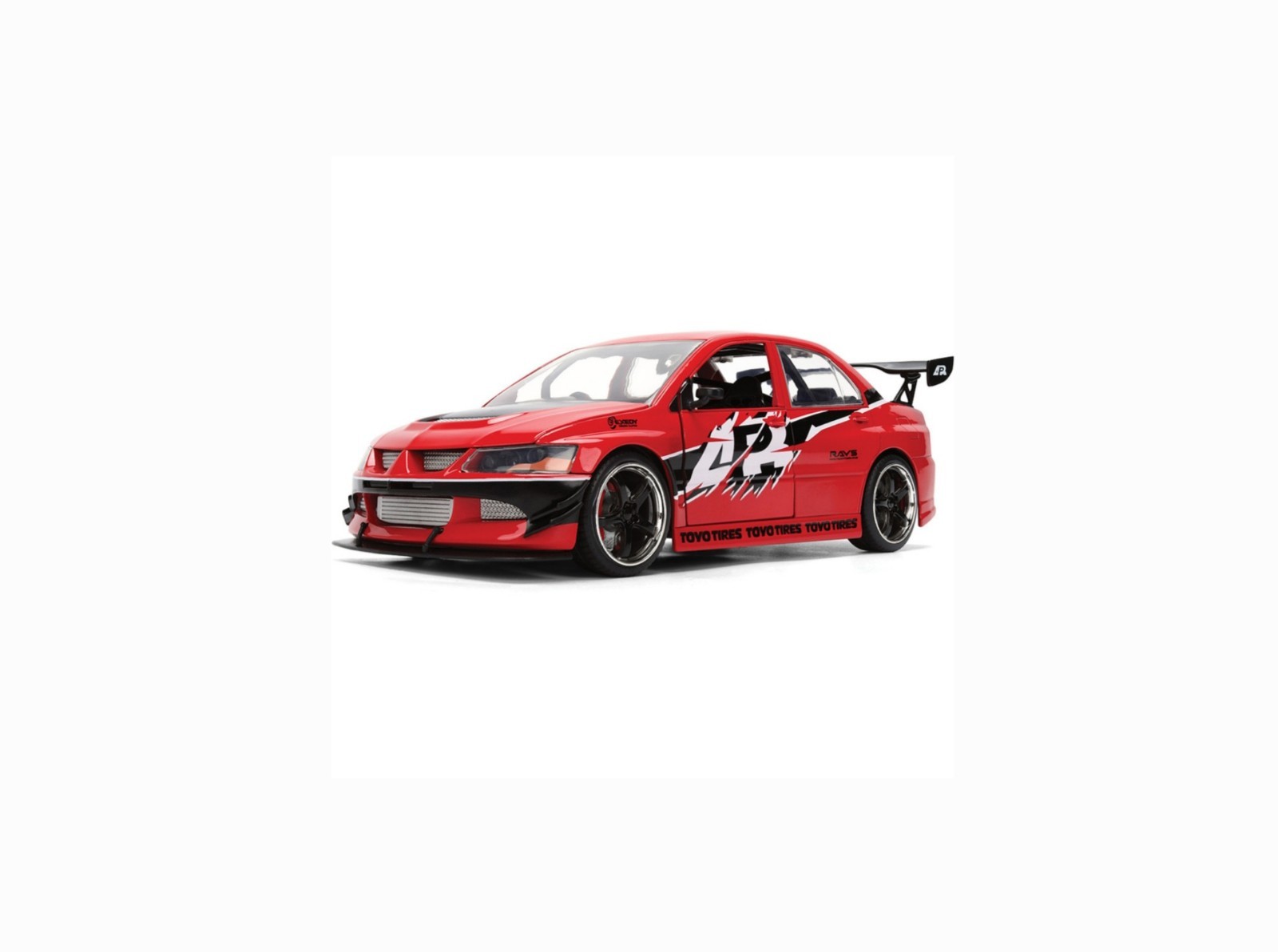 36208 By Jada 1:24 Sean’s Mitsubishi Lancer Evolution IX Red 1/24 Scale